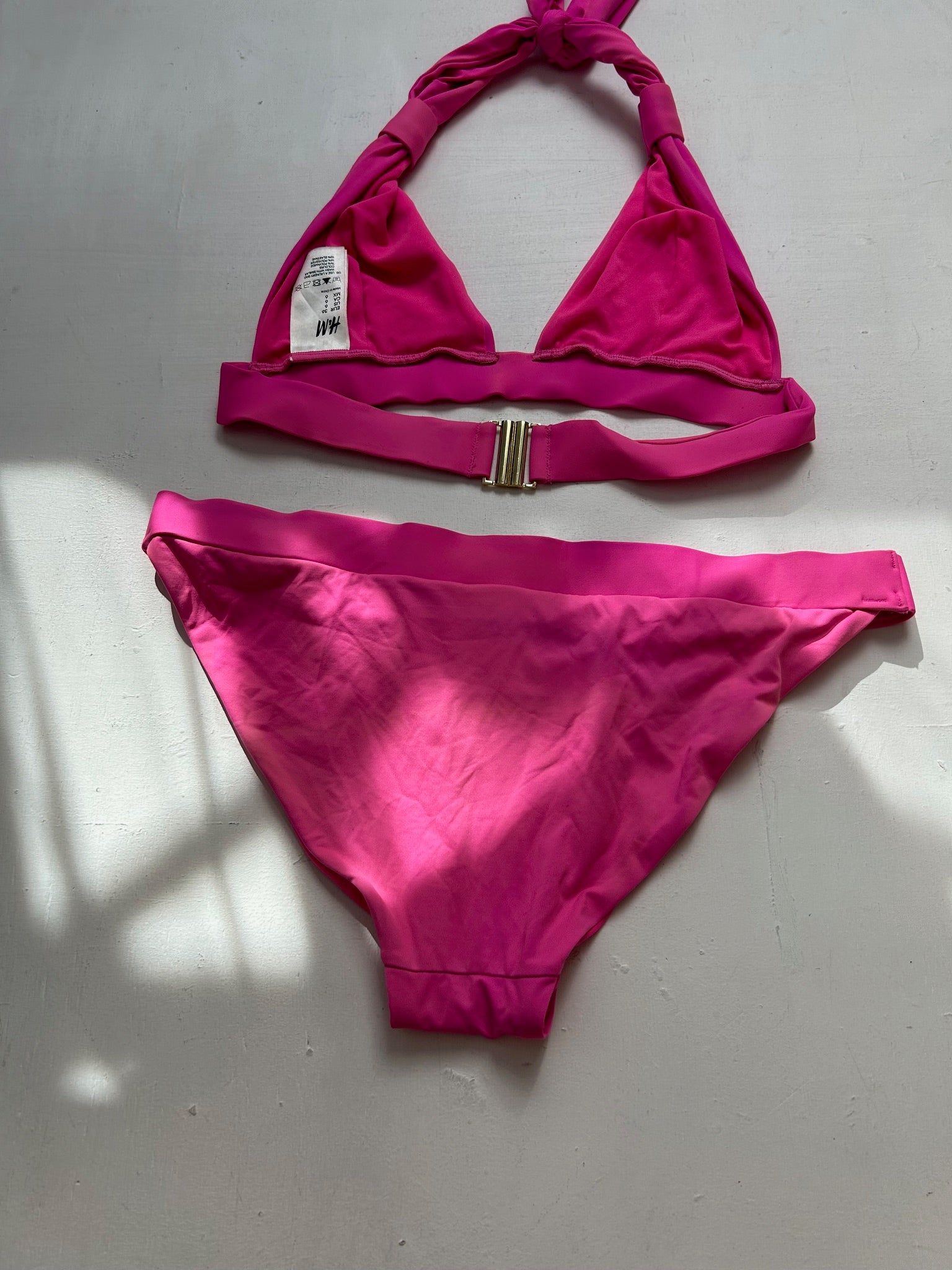 Pink y2k vintage bikini set (S)