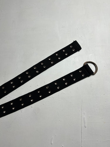 Black utility y2k vintage buckle belt