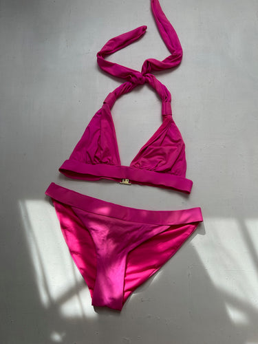 Pink y2k vintage bikini set (S)