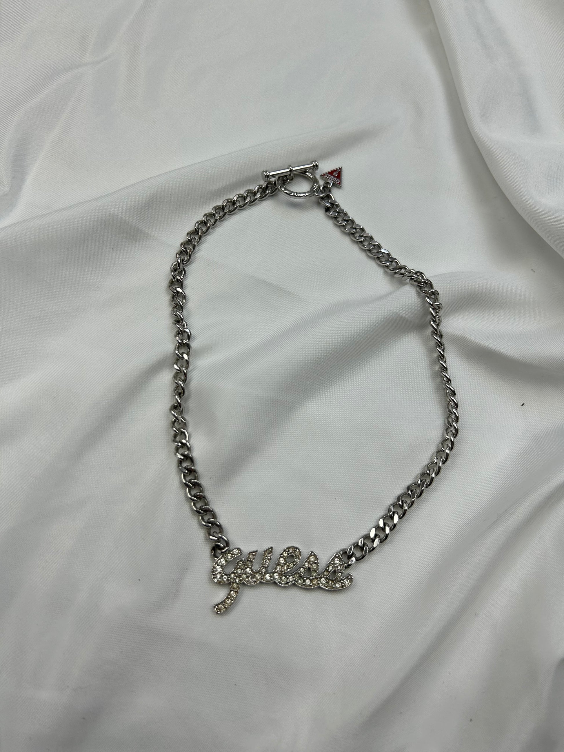 Silver stainless steel necklace