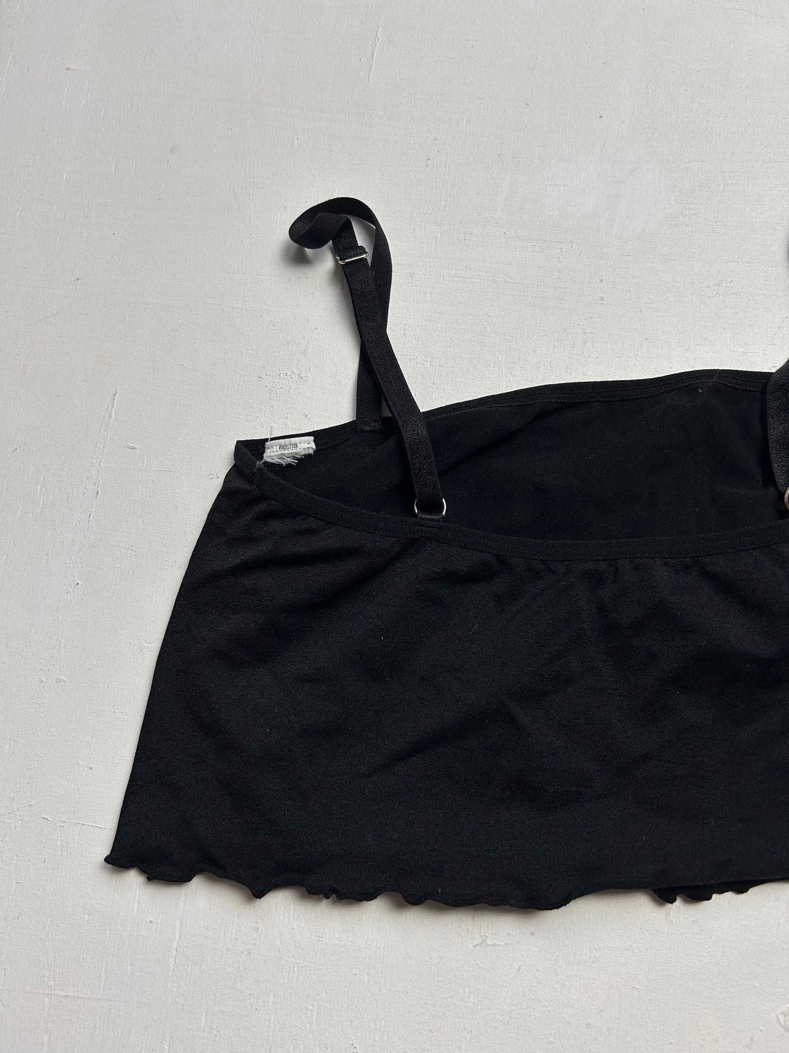 Black basic cami top (S)