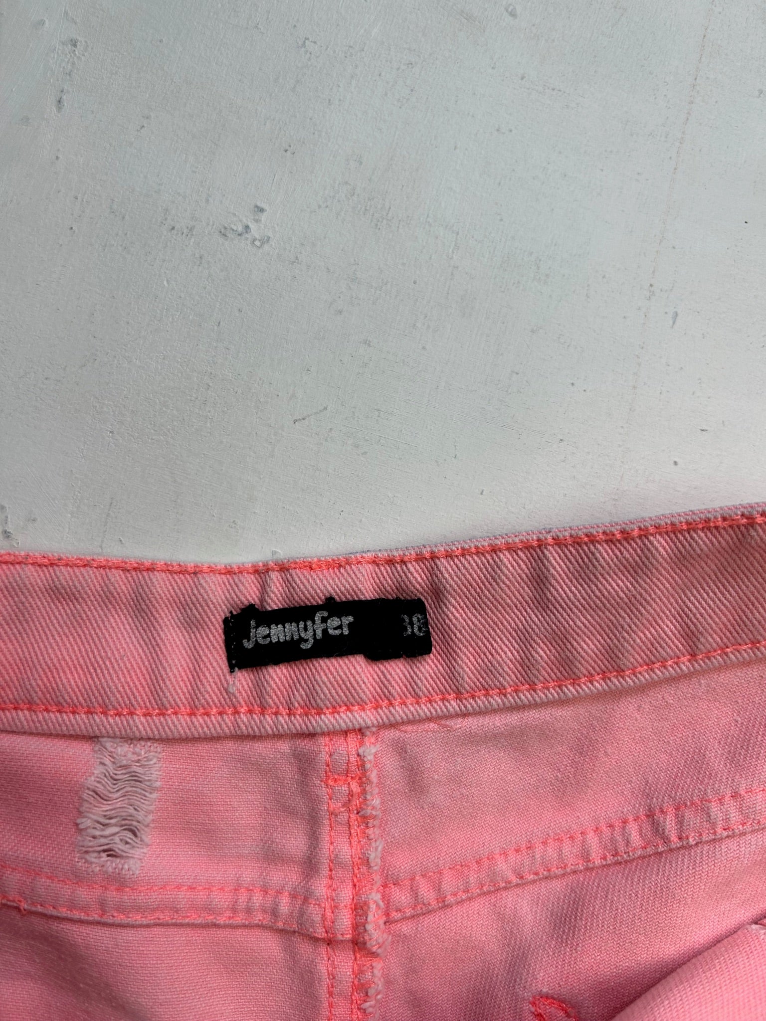 Baby pink low rise mini short (M)