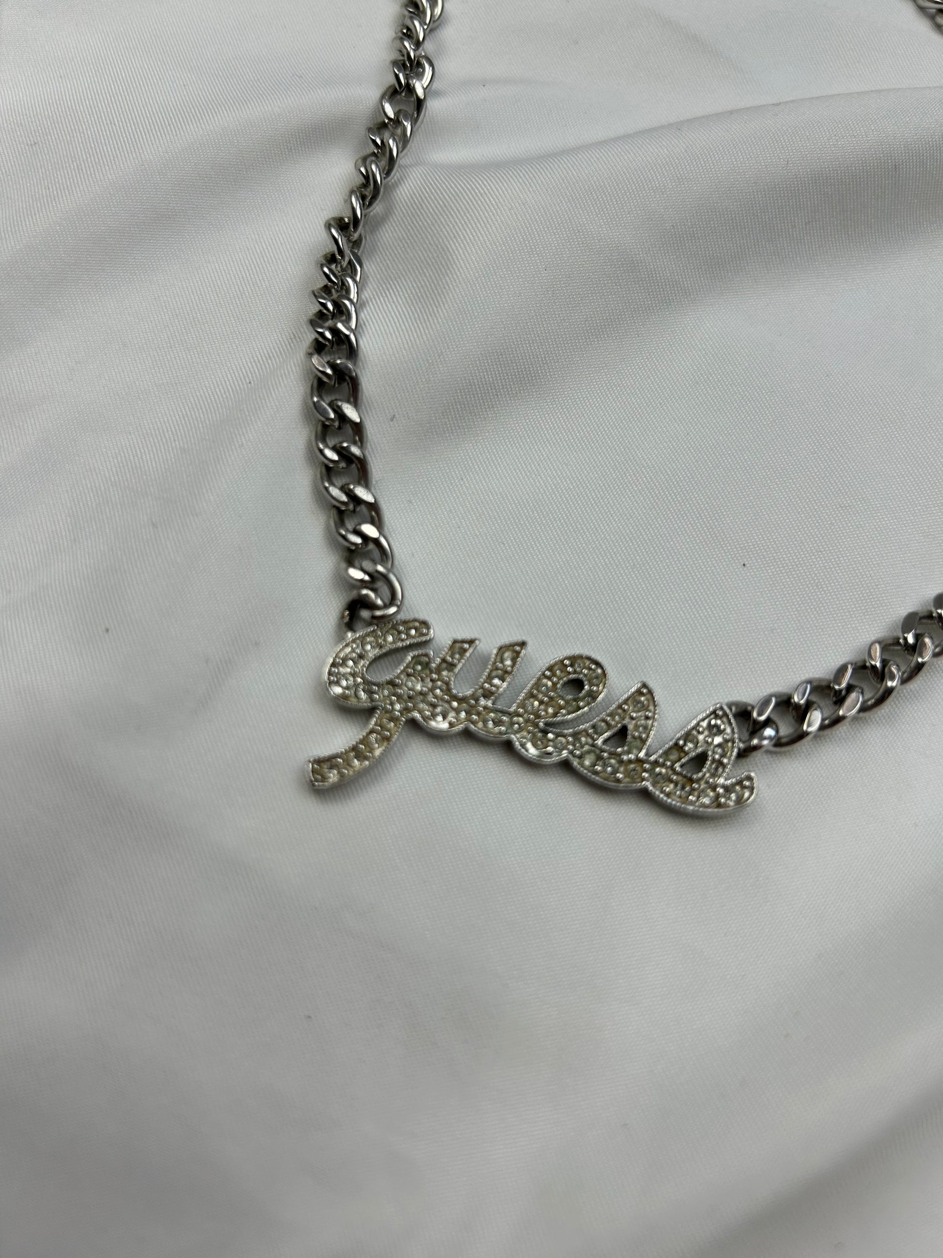 Silver stainless steel necklace