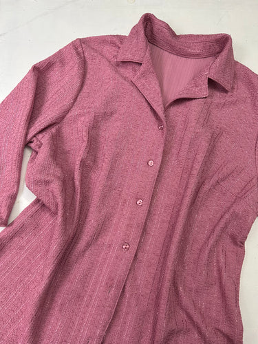 Baby pink oversized  buttons up shirt (One size)