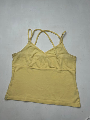 Yellow stretchy cami top (M/L)