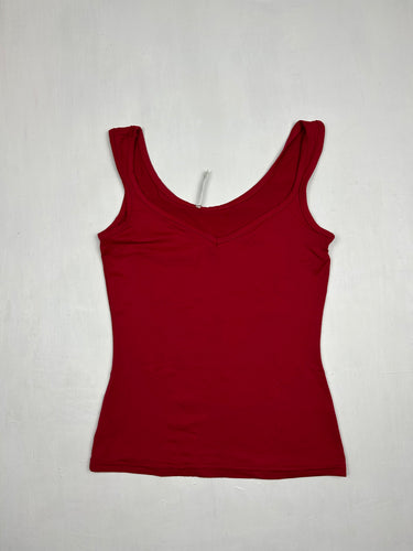 Red stretchy cami  top (S)