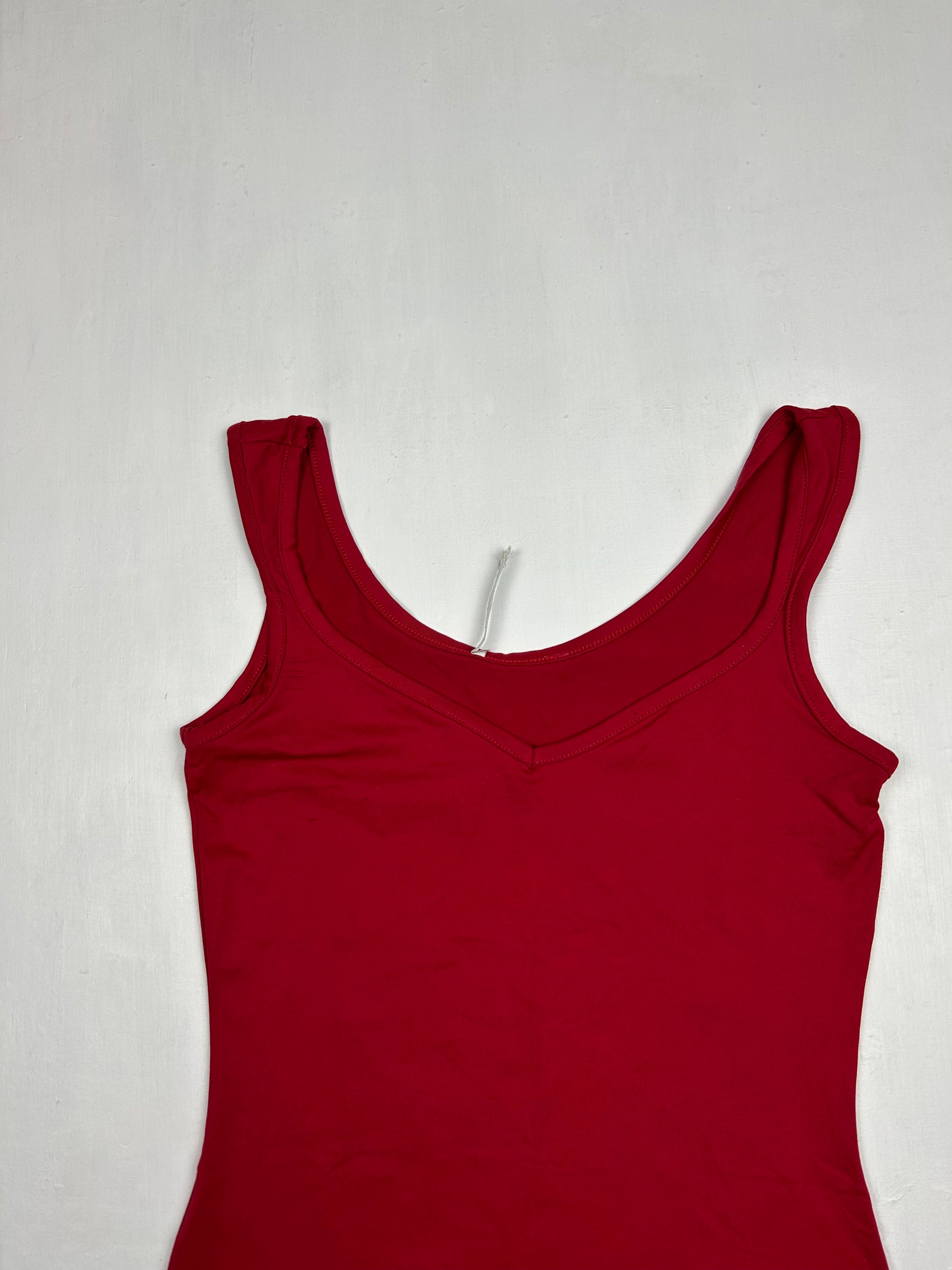 Red stretchy cami  top (S)