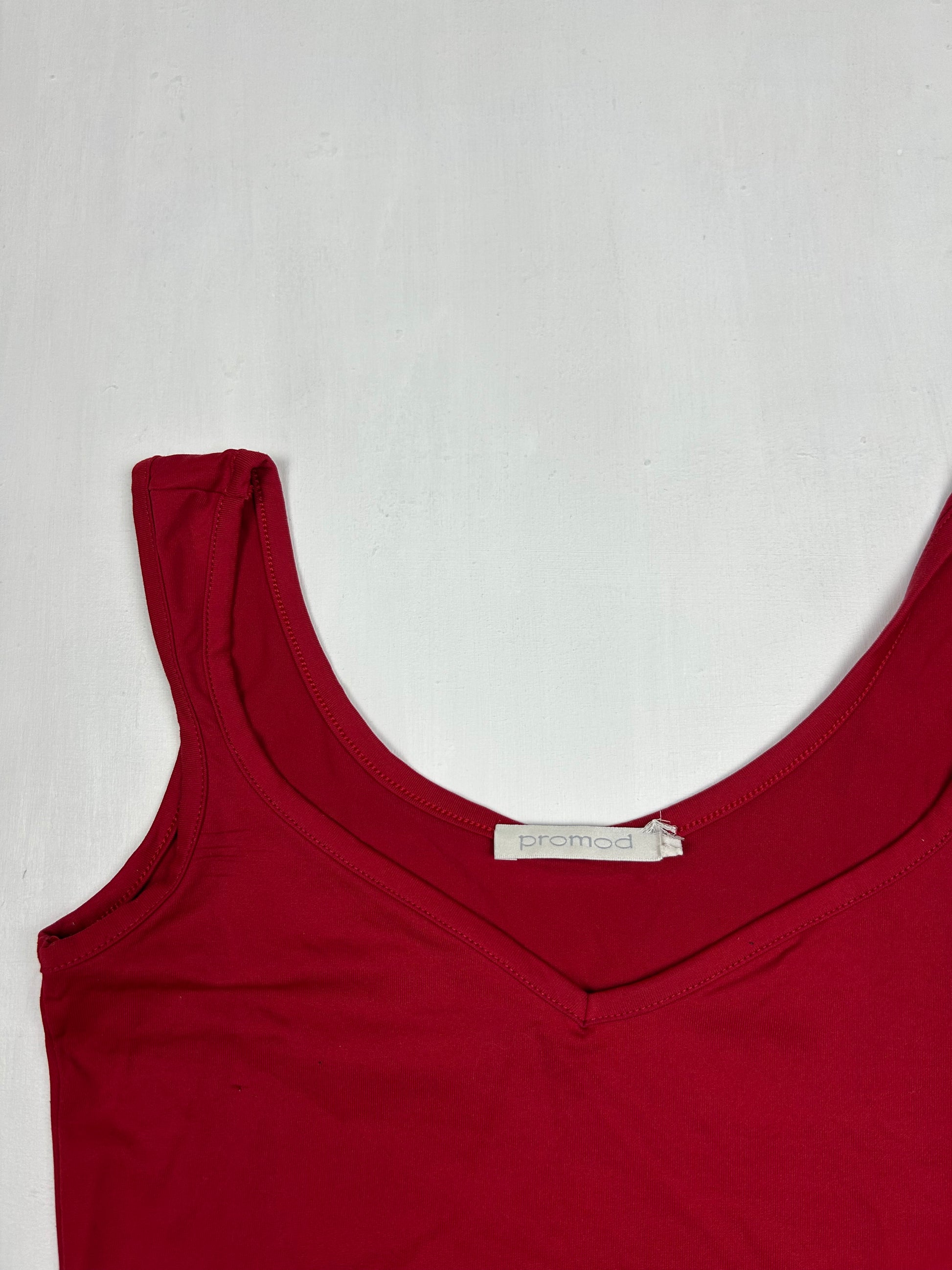 Red stretchy cami  top (S)