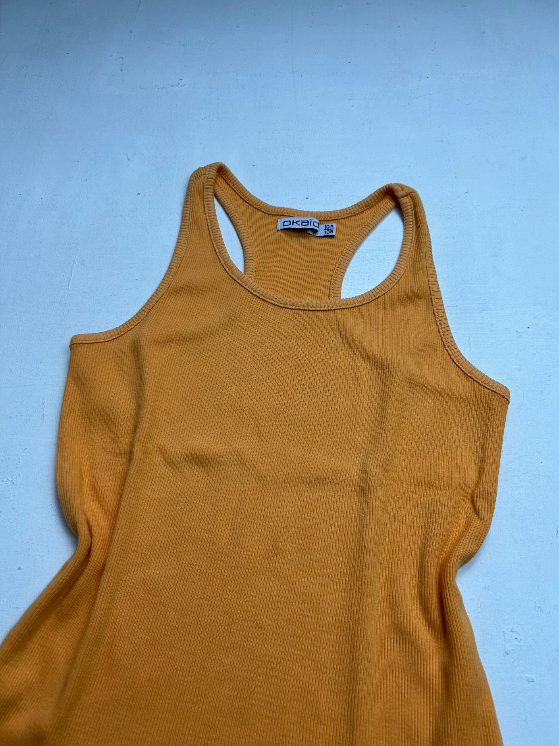 Stretchy ribbed tank top (XS)