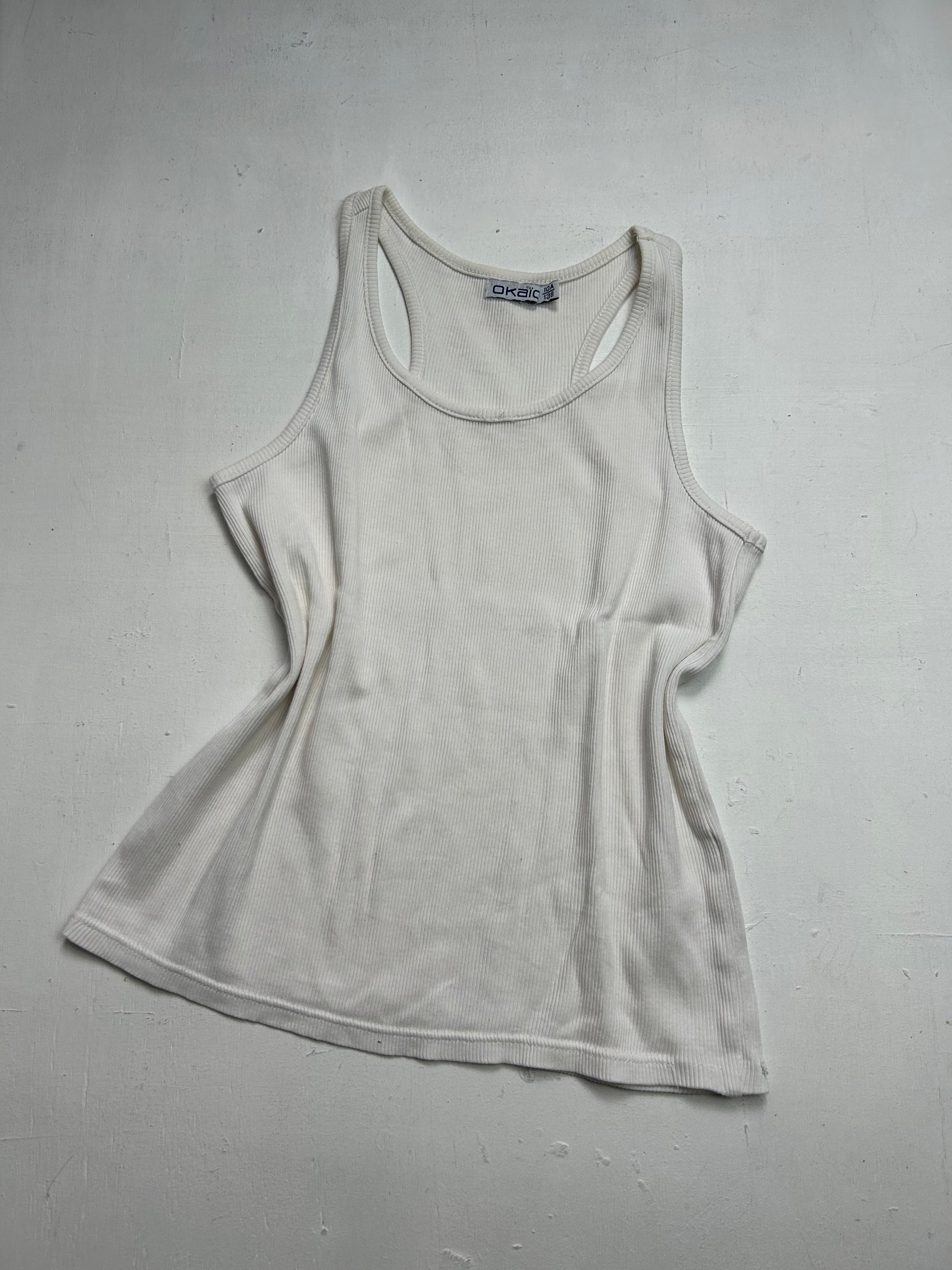 Stretchy ribbed tank top (XS)