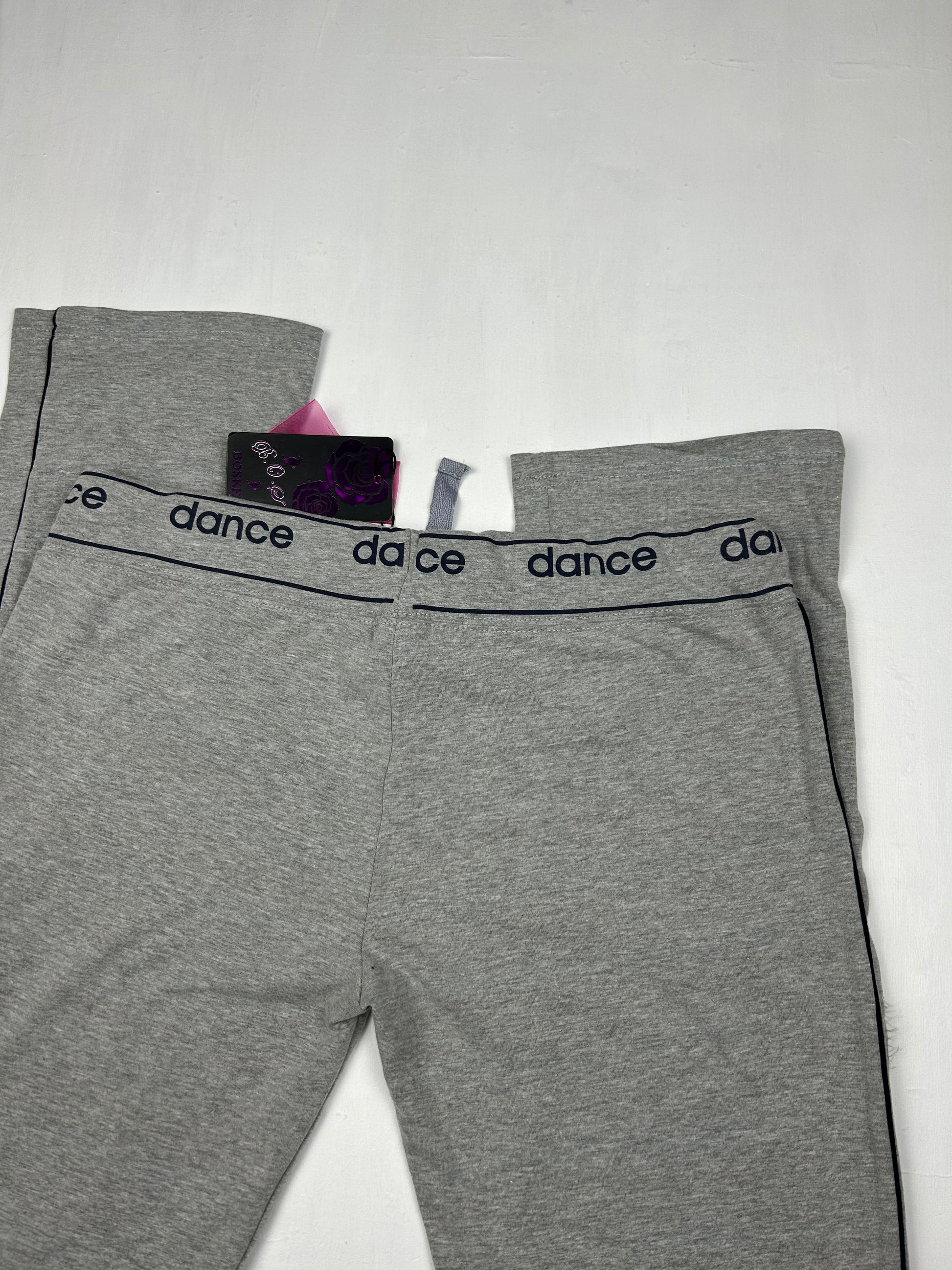 Brand new grey low rise flare leggings pants (M)