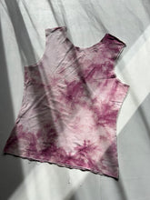 Load image into Gallery viewer, Tie &amp; dye pink stretchy tank top 90s y2k vintage (S/M)