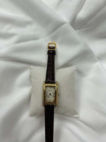 Vintage gold inox bracelet watch jewelry