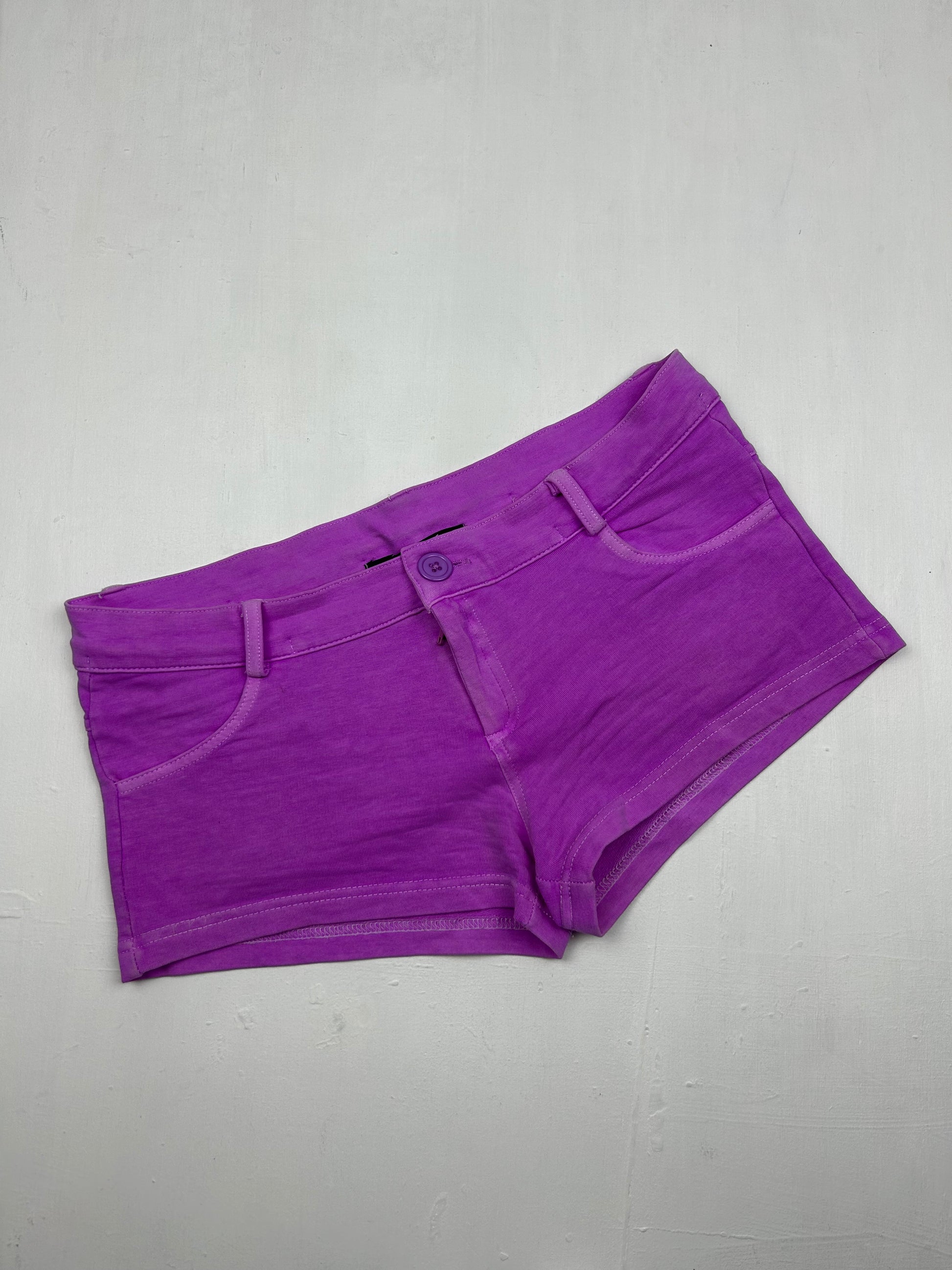 Purple low rise mini short (M)