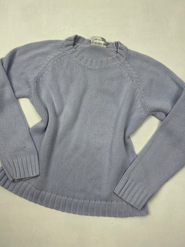 Baby blue roundneck basic jumper (S/M)