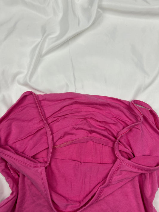 Pink stretchy cami top (S/M)