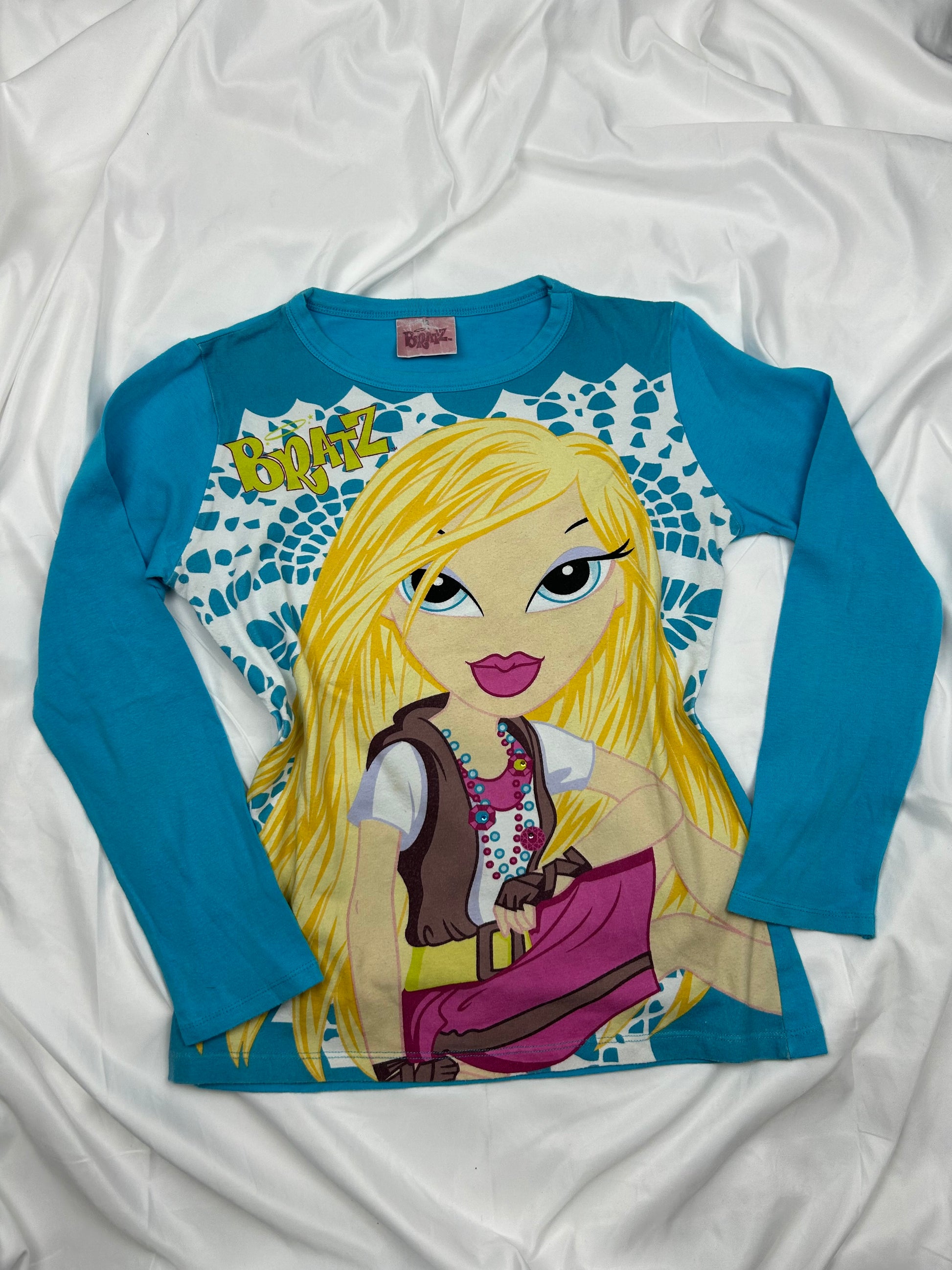 Blue bratz logo long sleeves top (XS)