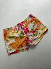 Load image into Gallery viewer, Beachwear multicolor floral print mini short (S)