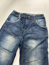 Load image into Gallery viewer, Navy blue baggy capri denim pants jorts y2k vintage (XS/S)