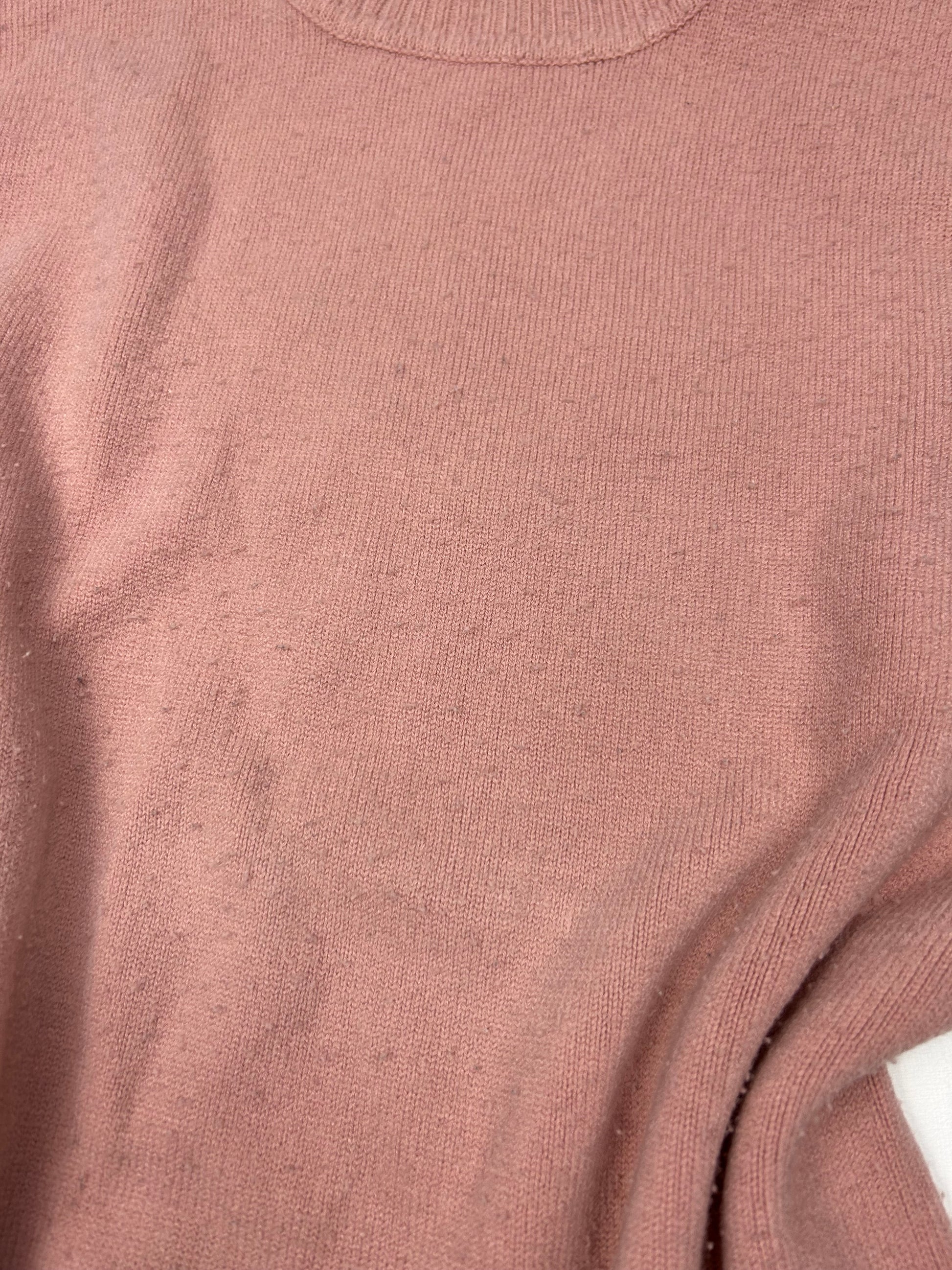 Pink turtleneck jumper (M)