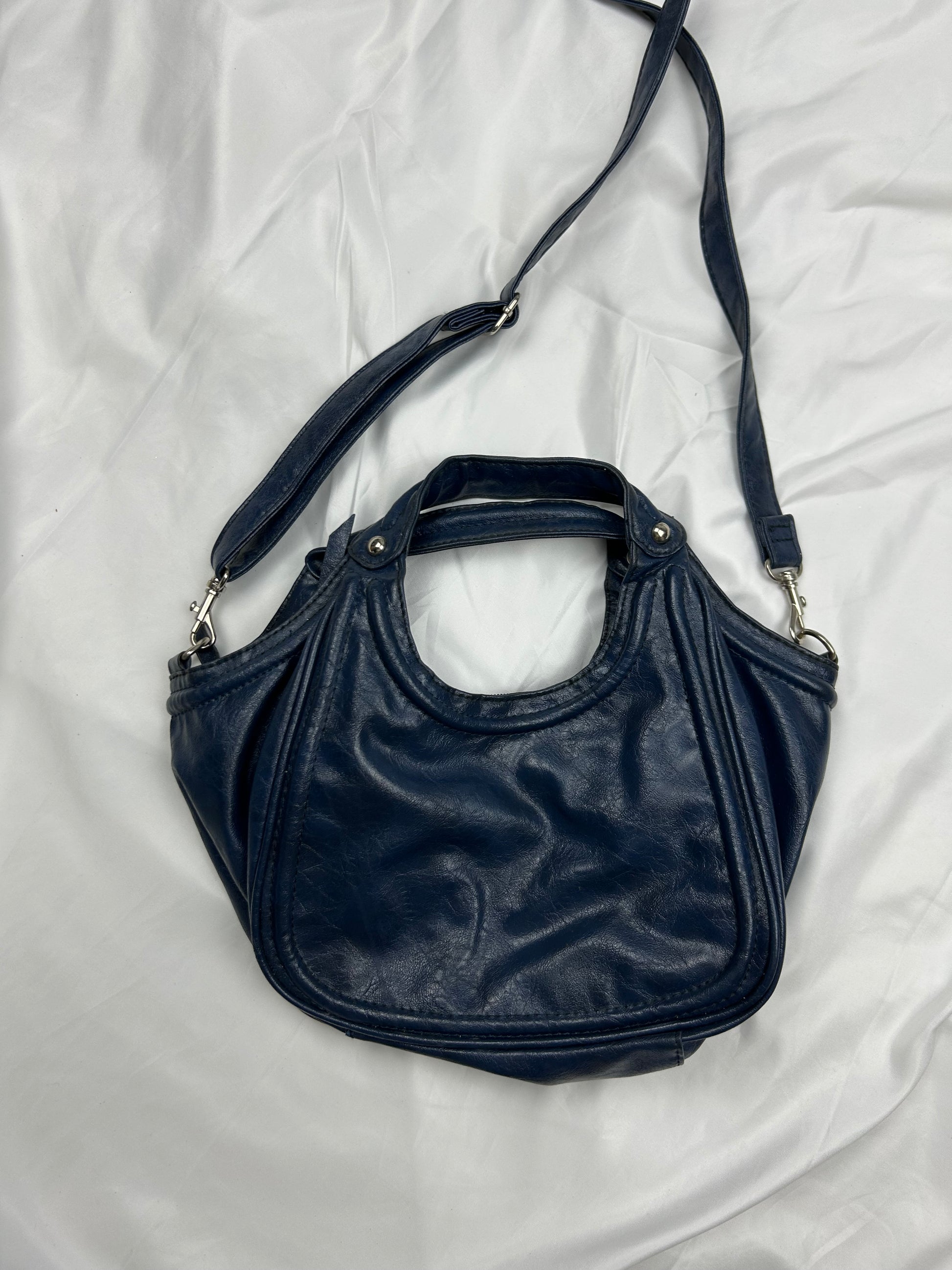 Navy crossbody bag