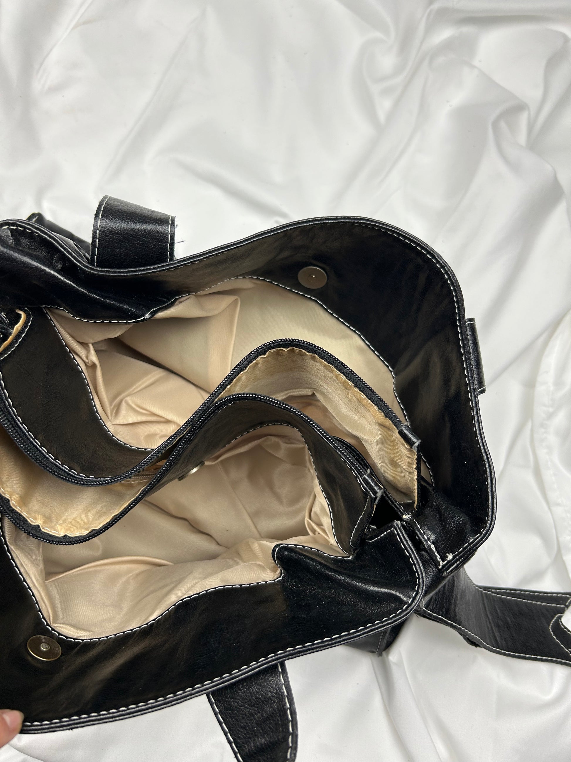 Black uni besace shoulder bag