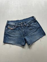 Load image into Gallery viewer, Light blue denim low rise mini short (XS/S)