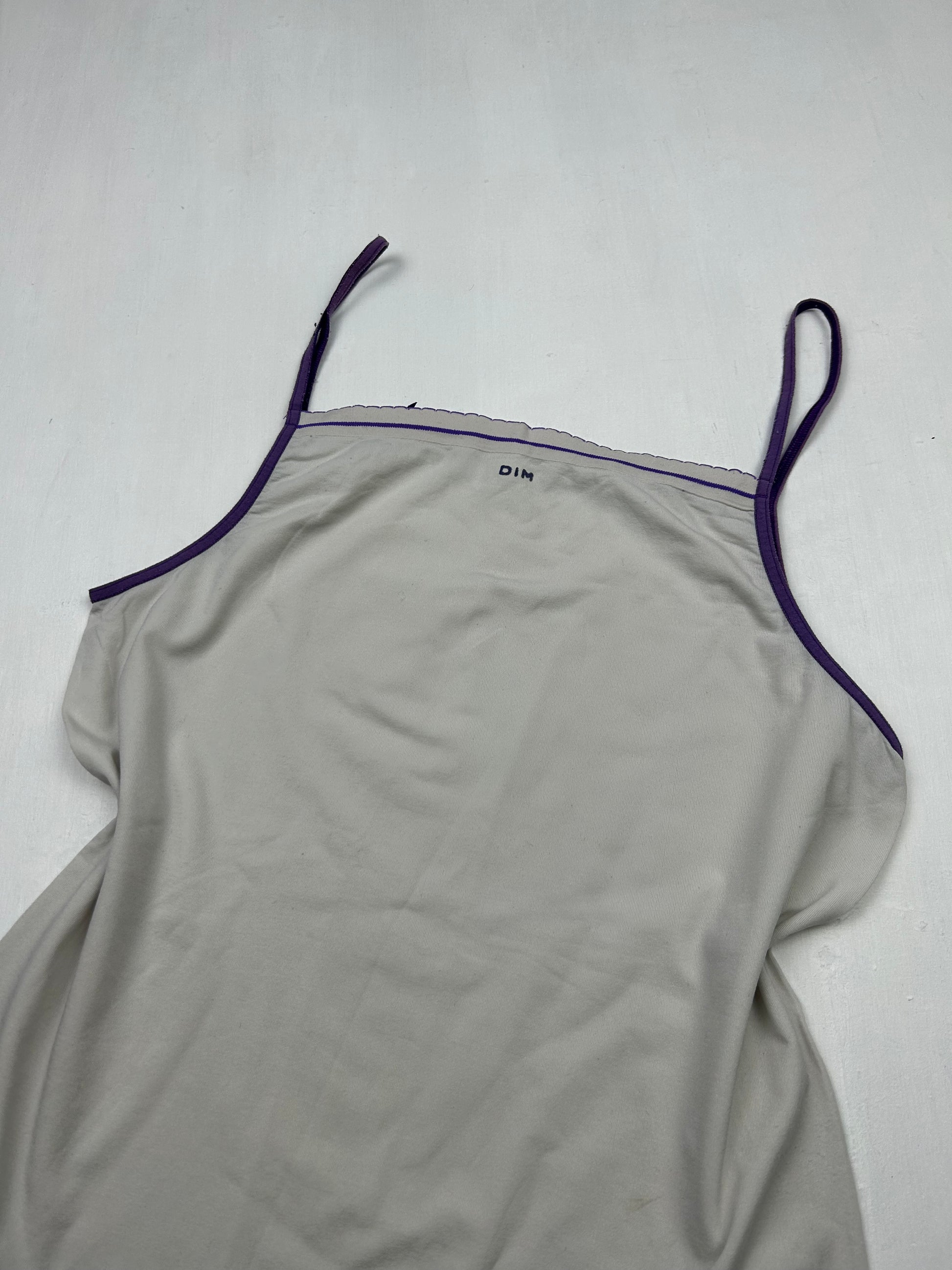 White stretchy bow cami top (S/M)