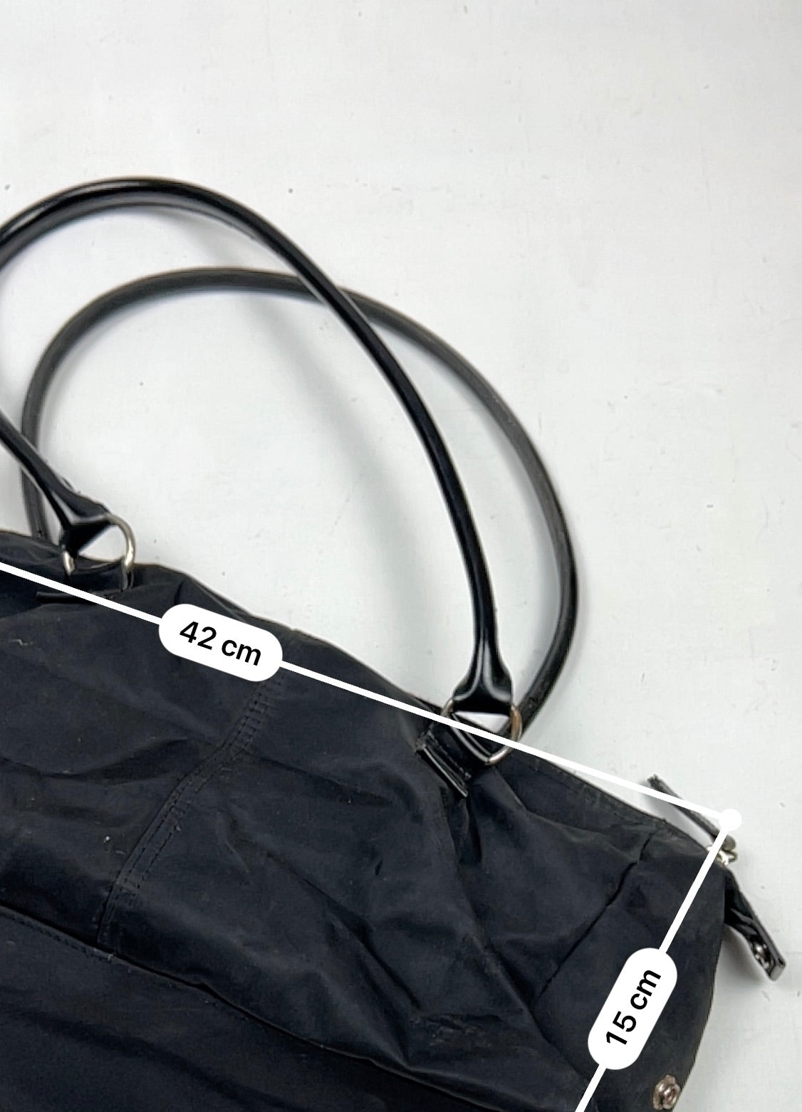 Black uni shoulder bag