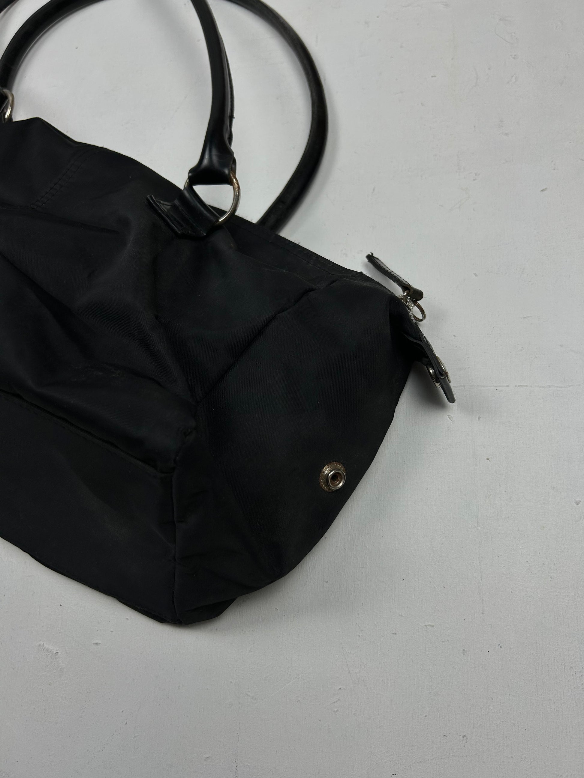 Black uni shoulder bag