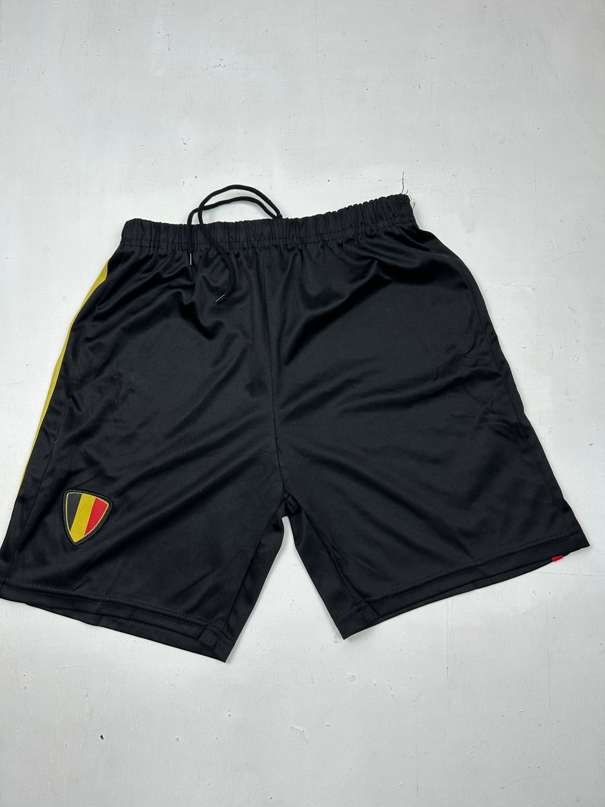 Black Belgium team football mid short (XS)