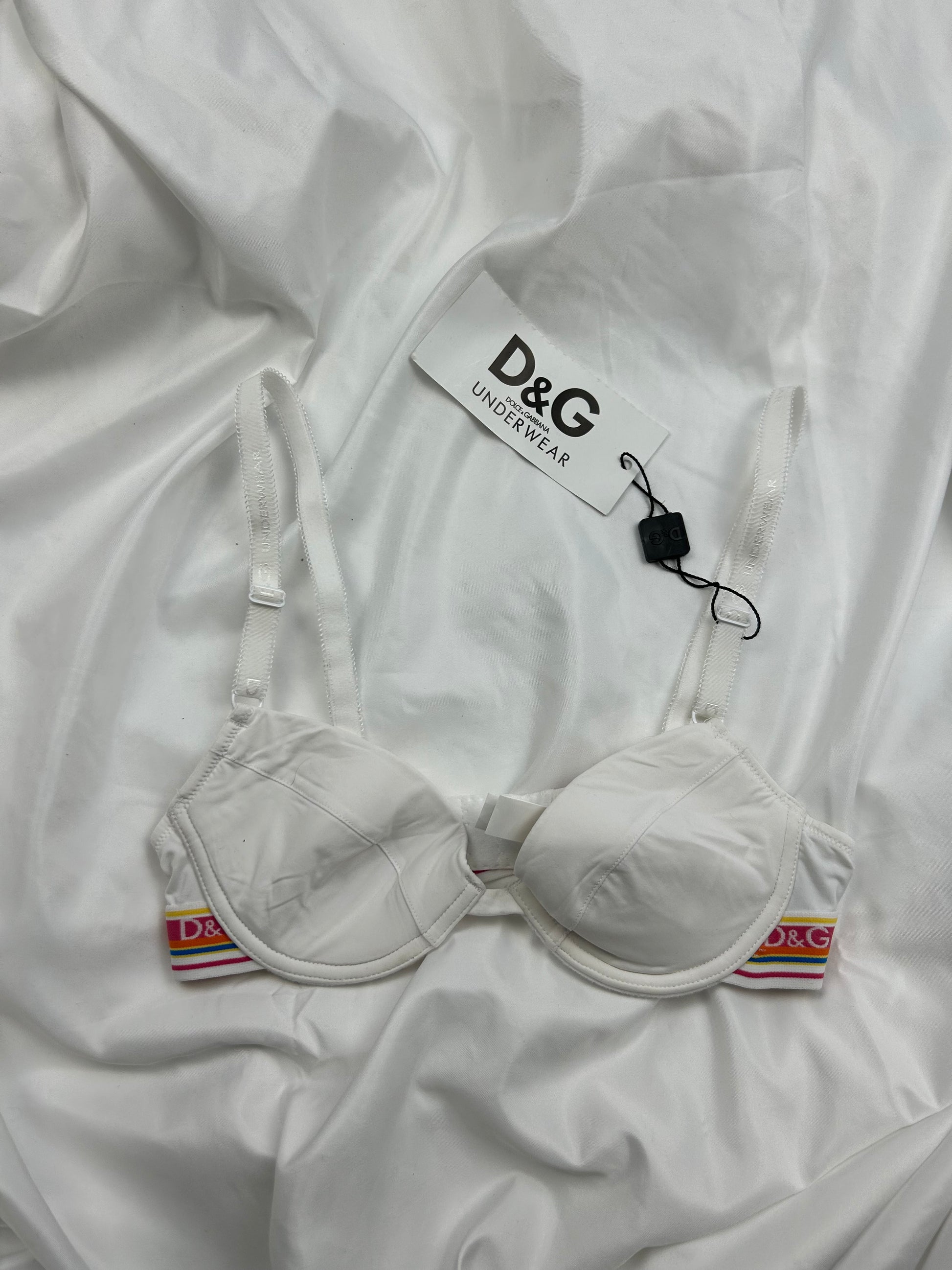 White brand new logo bra (85B)