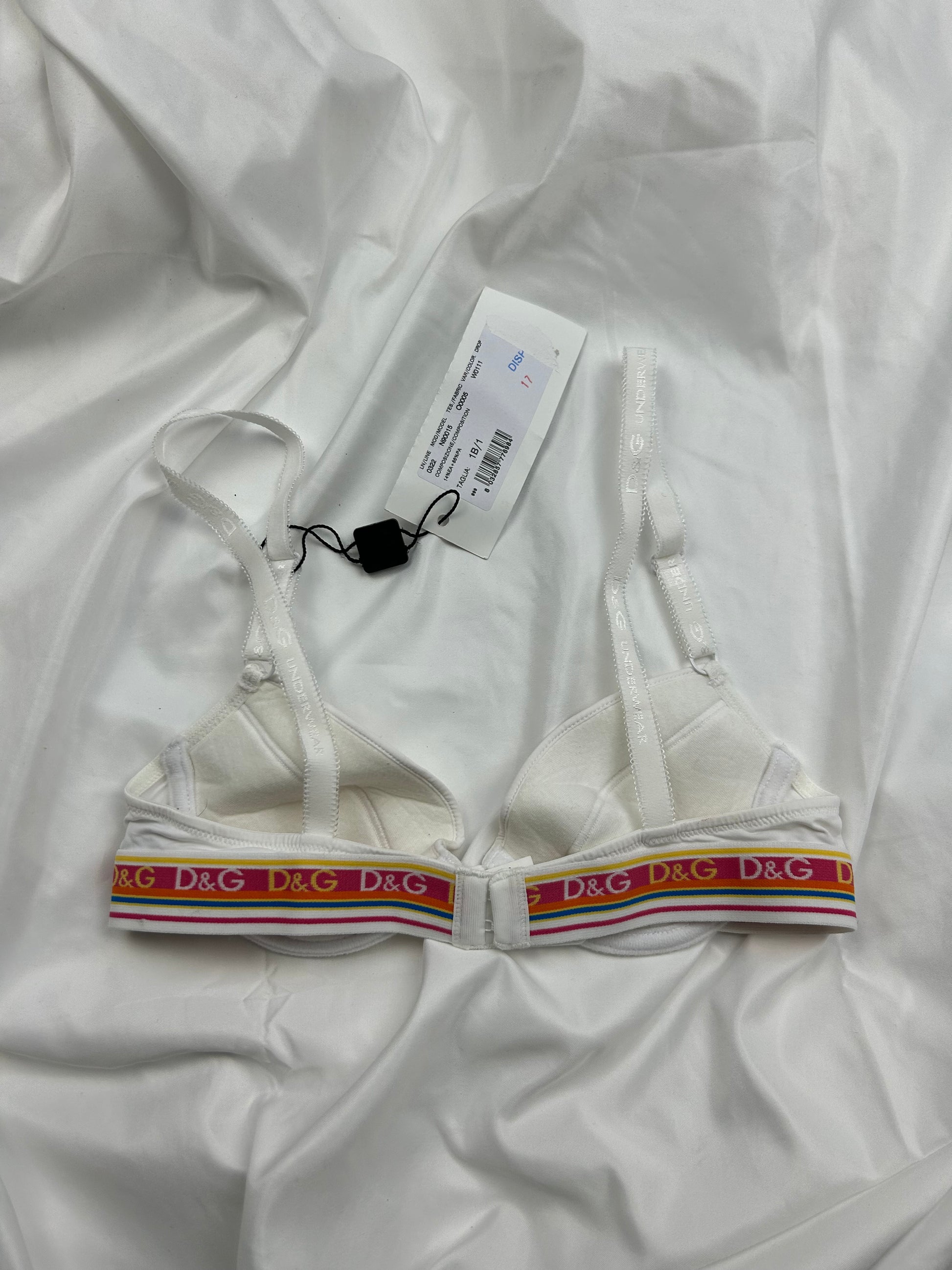 White brand new logo bra (85B)