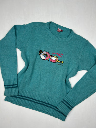 Green cartoon logo jumper (M/L)