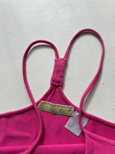 Load image into Gallery viewer, Pink stretchy tank top 90s y2k vintage (S/M)