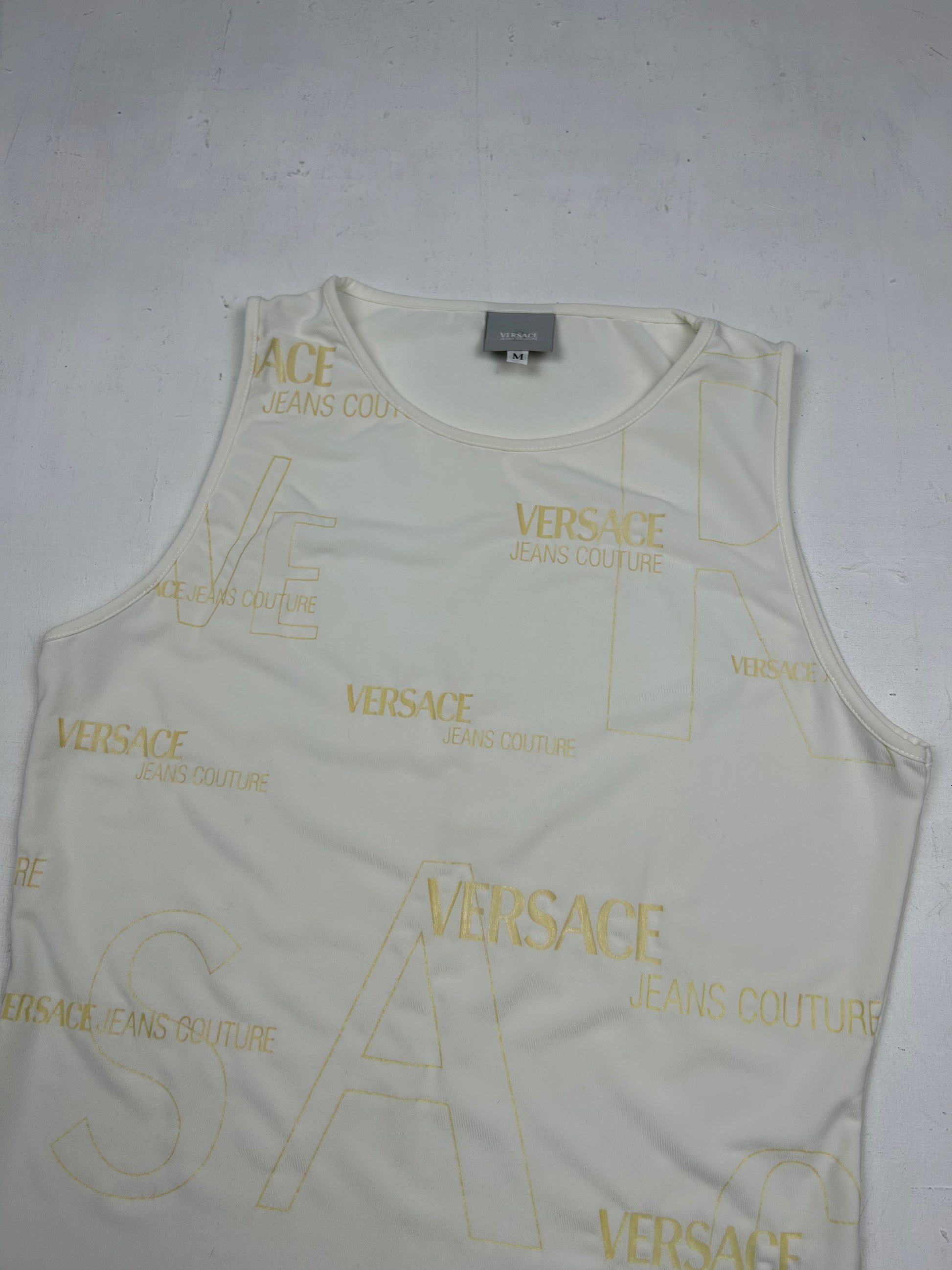 White logo tank top (S/M)