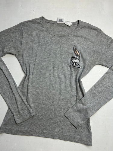 Grey cotton long sleeves  top (S/M)