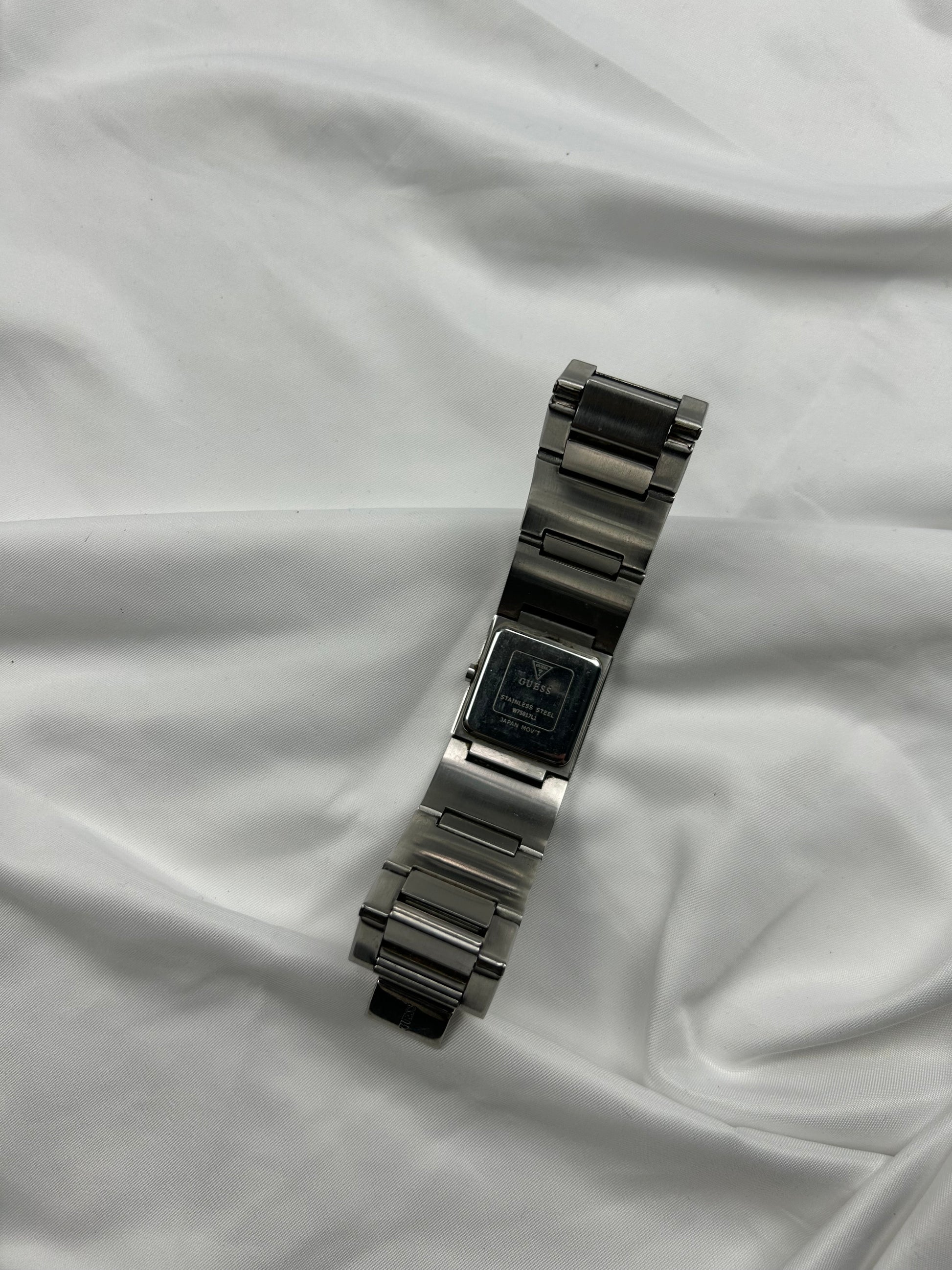 Vintage stainless silver watch jewelry bracelet