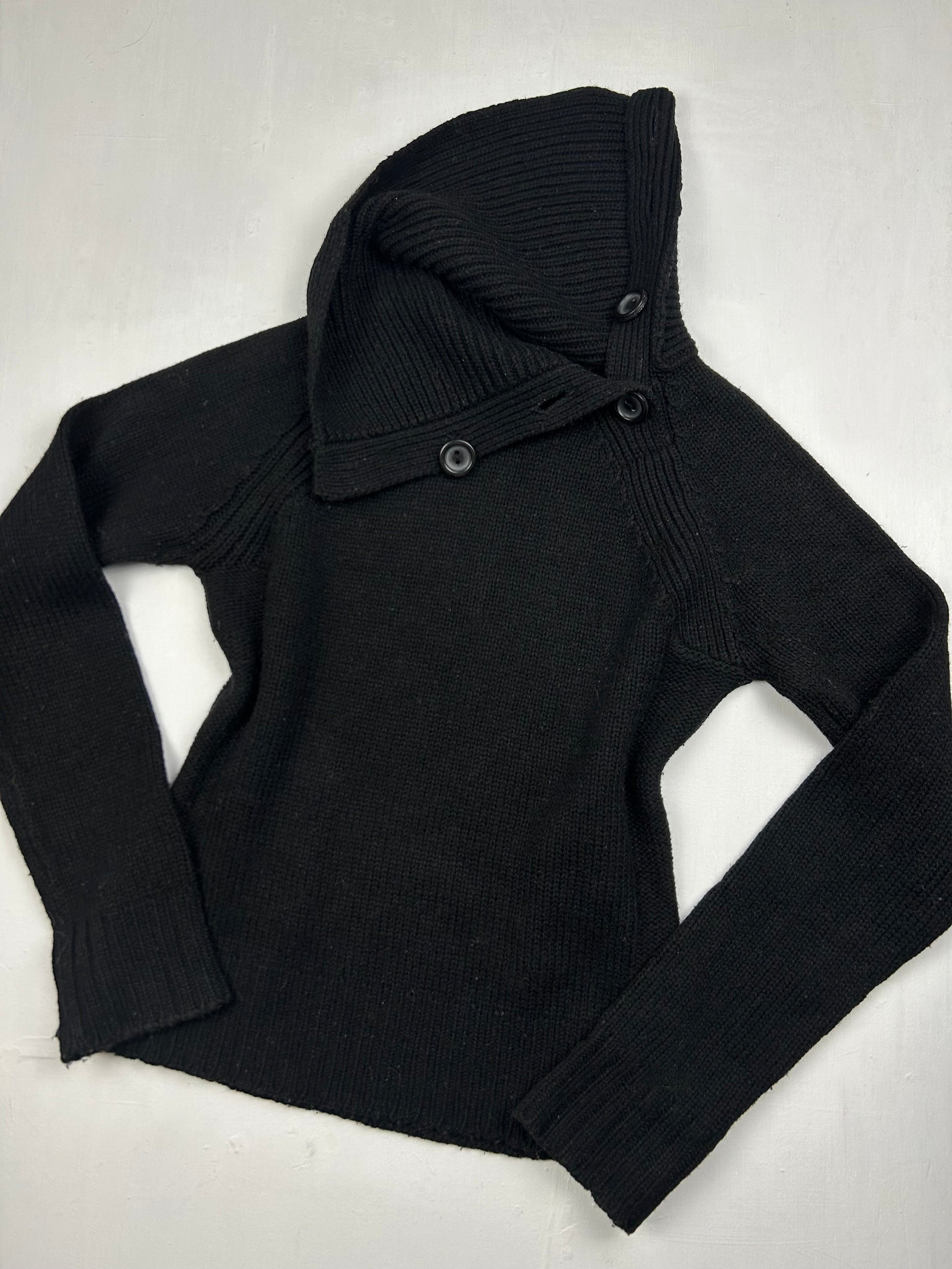 Black turtleneck jumper (S/M)