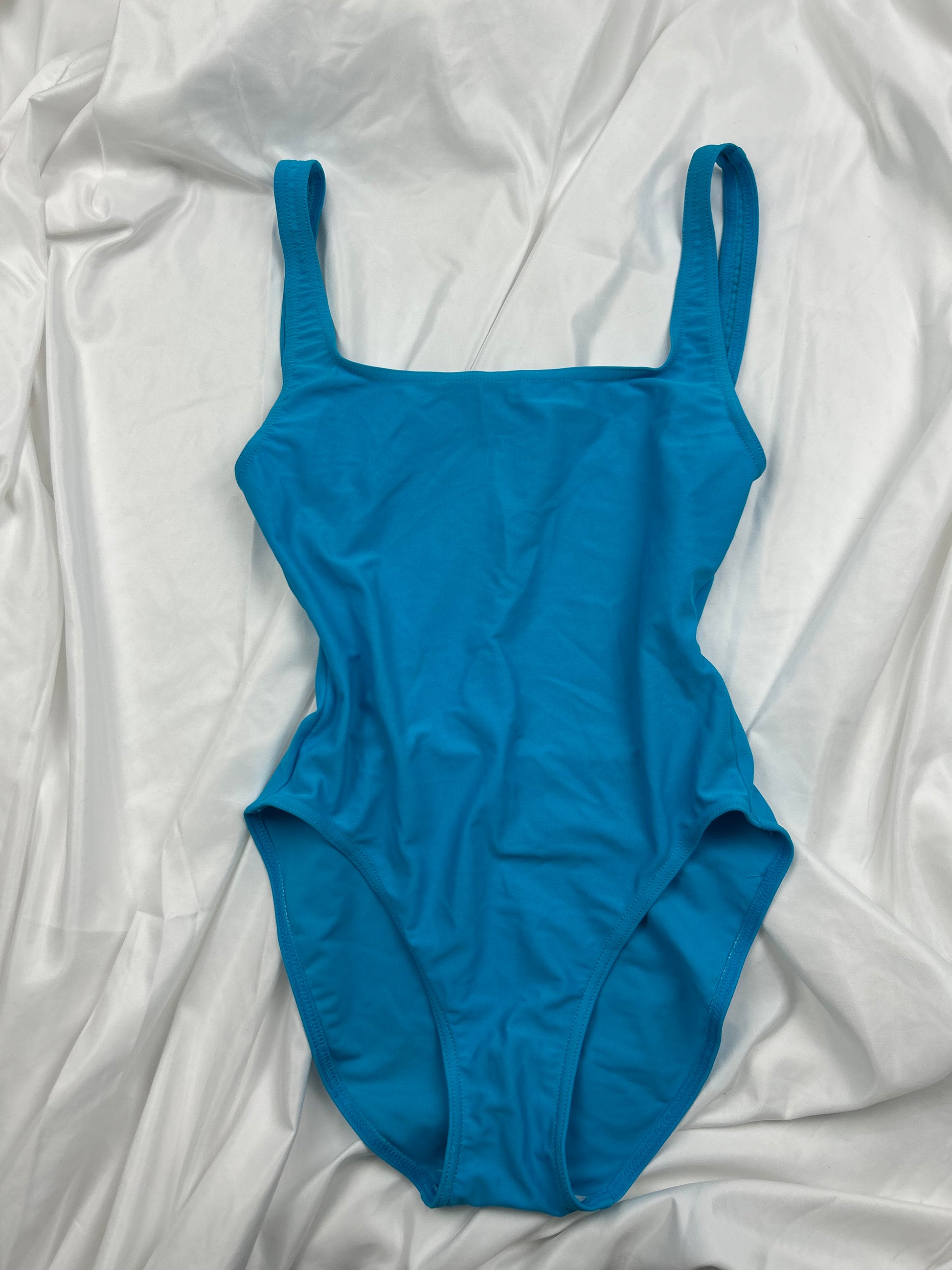 Blue backless bikini body (M)