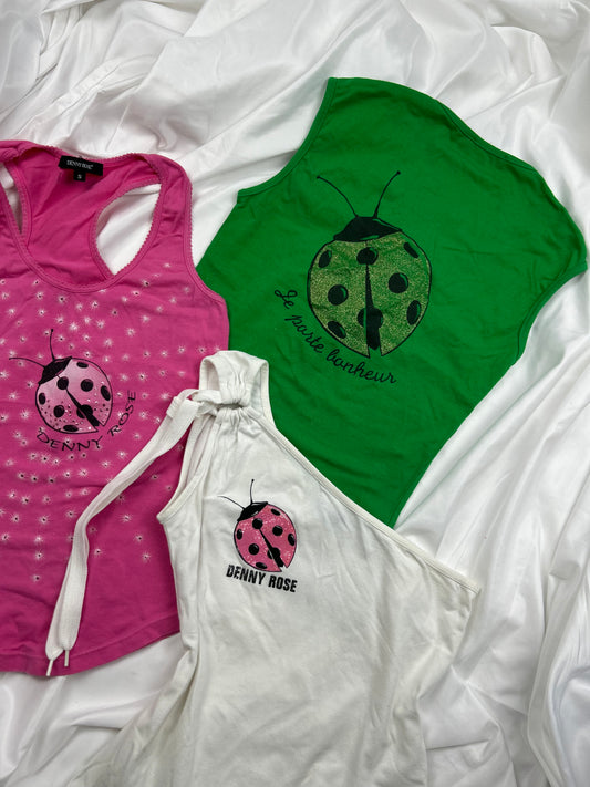 Ladybug cotton top (S)