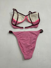 Load image into Gallery viewer, Pink padded y2k vintage bikini set  (S/M)