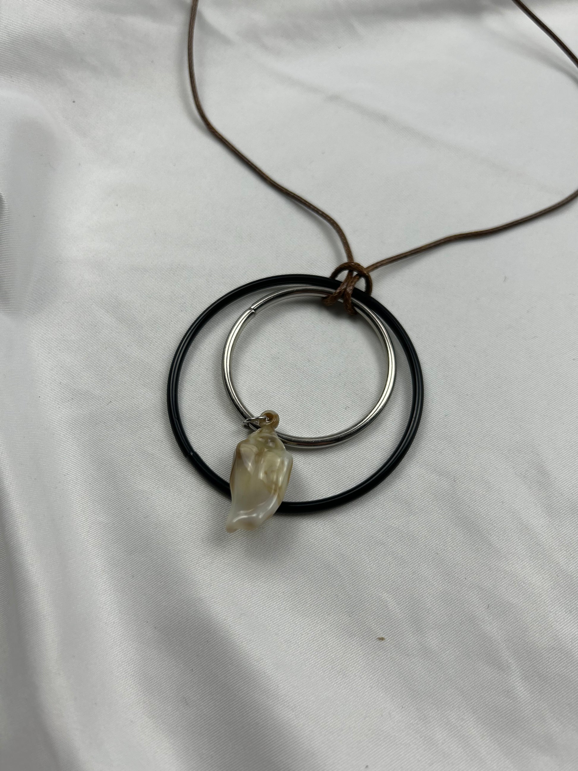 Cord boho pendent necklace