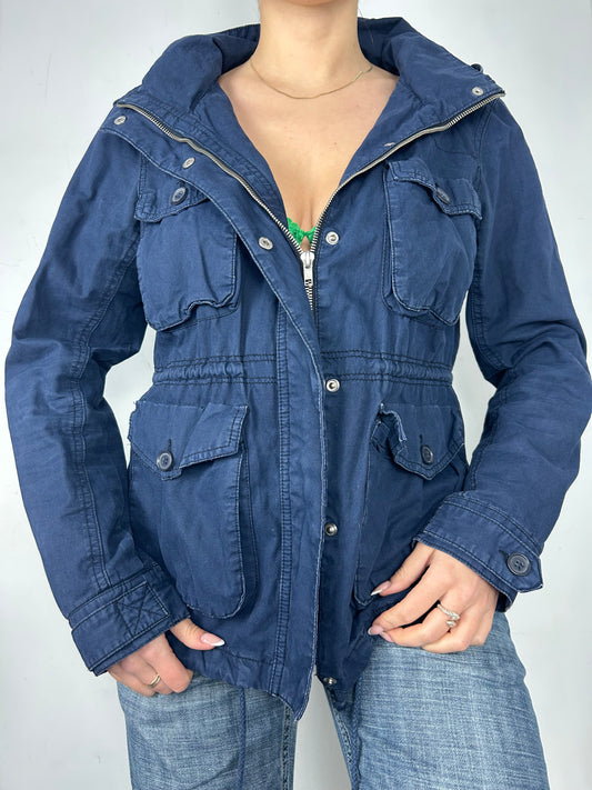 Blue trench jacket (S/M)