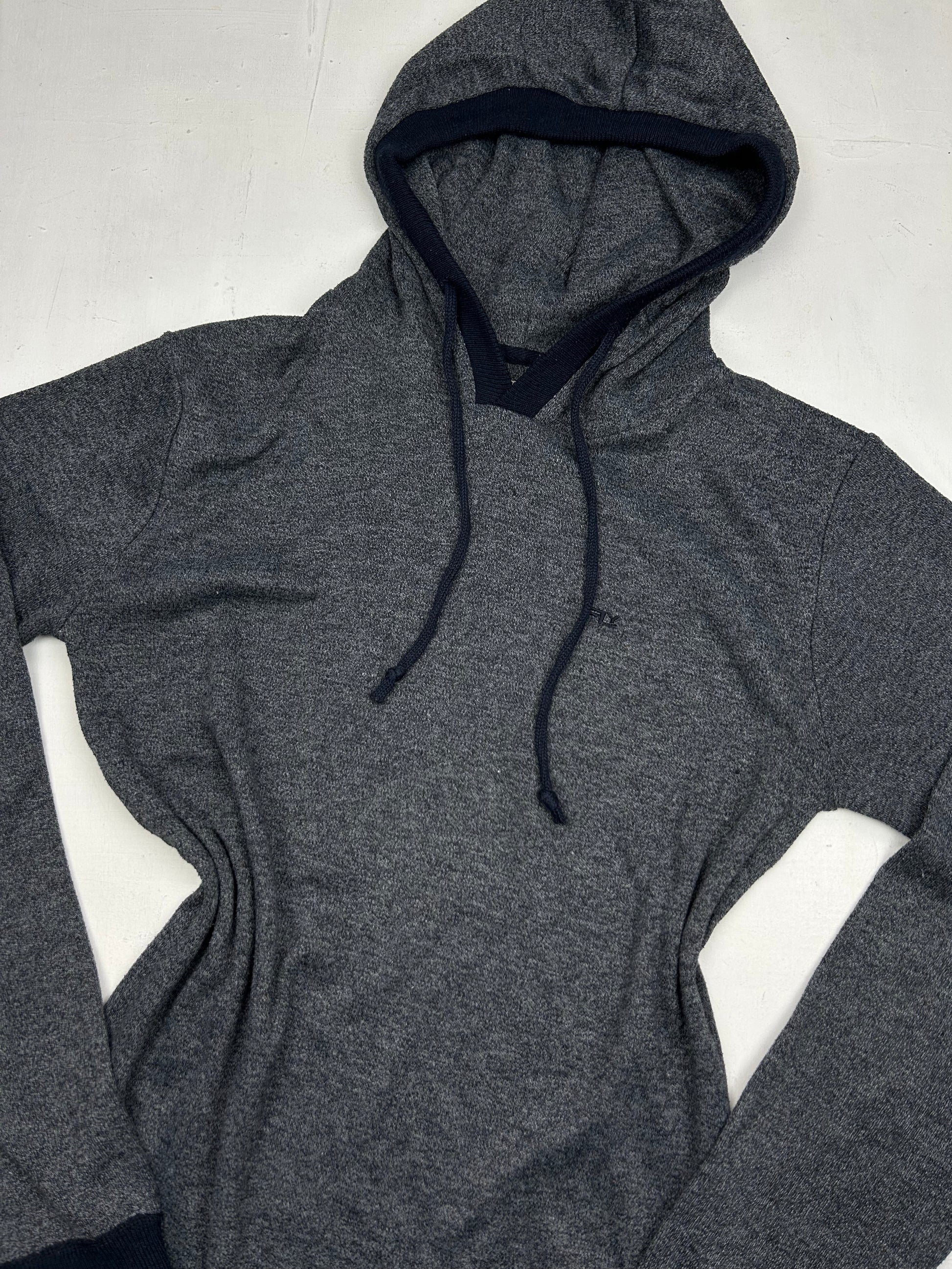 Grey cotton hoodie jumper (M/L)