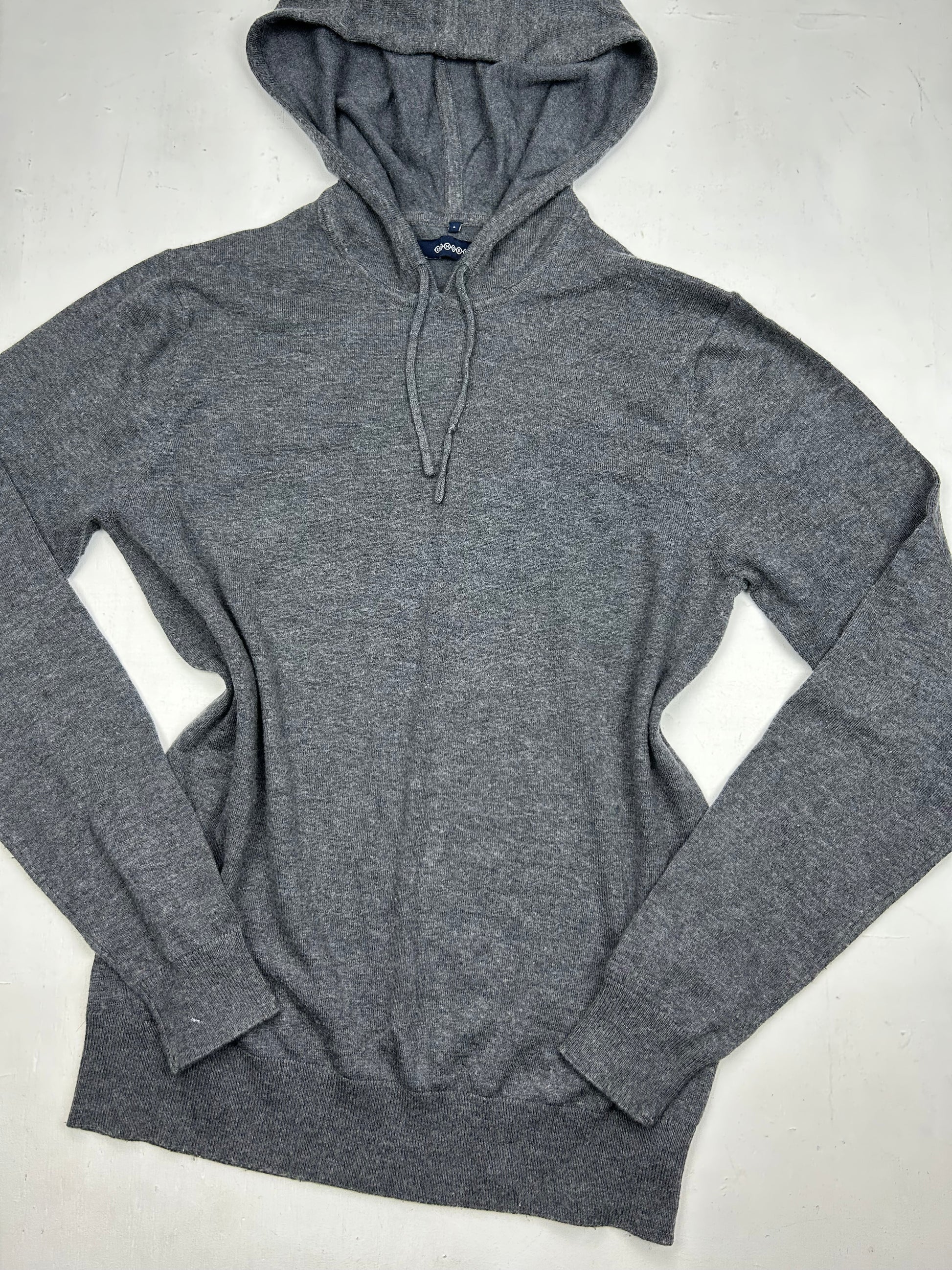 Grey cotton hoodie jumper (M/L)