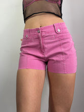 Load image into Gallery viewer, Pink mid rise utility mini /micro short (S)