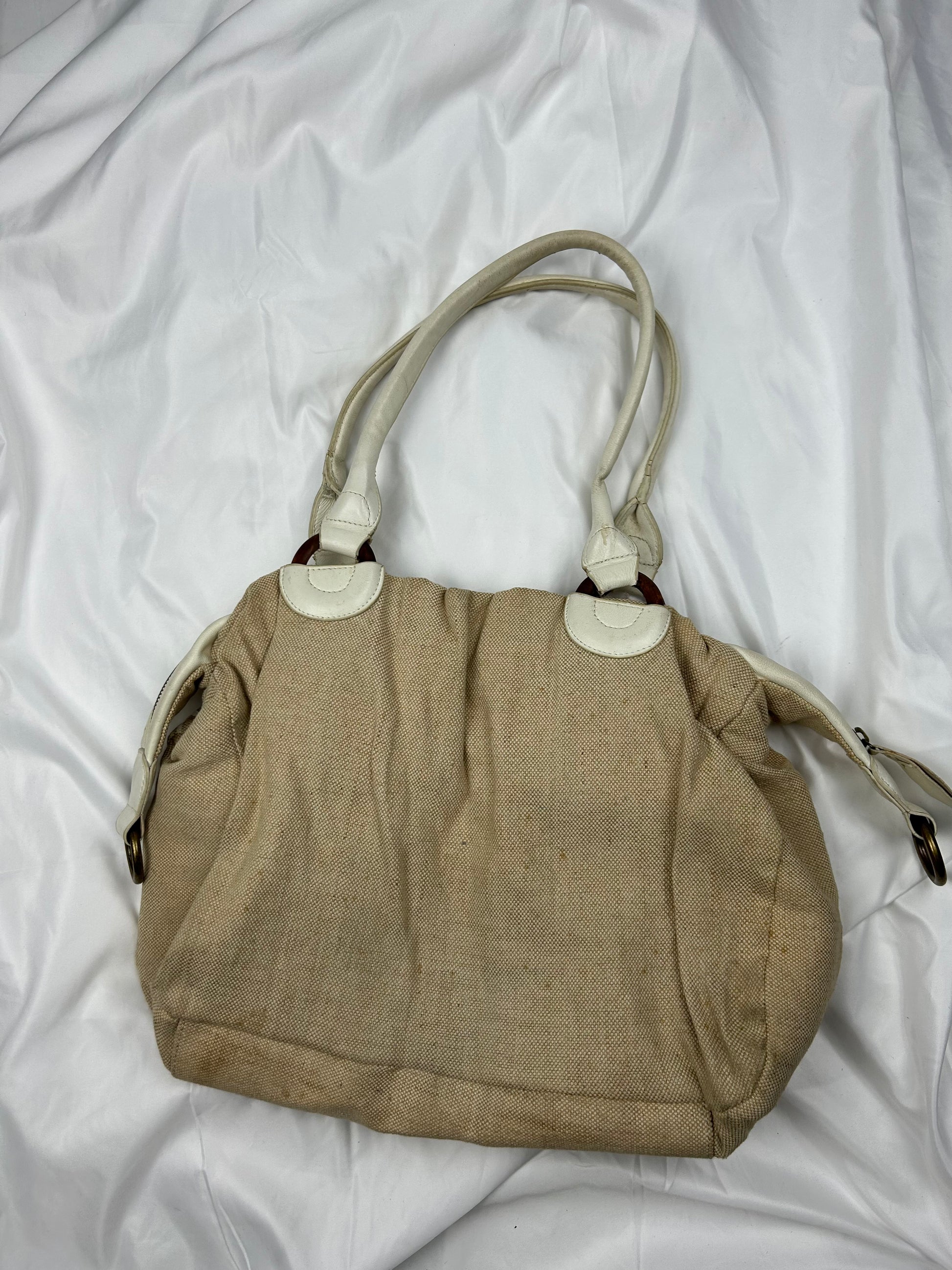 Beige  besace shoulder bag