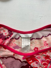 Load image into Gallery viewer, Red floral print belt y2k vintage high rise bikini set (M/L)