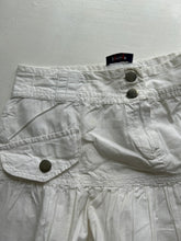 Load image into Gallery viewer, Low rise mini cotton pleated skirt 90s y2k vintage (S)